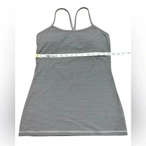 Lululemon, Power Y Tank, Size 8, Black & Grey 🏃♀️➡️ - Picture 5 of 11